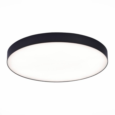 Ceiling lamp ST LUCE. ST606.442.96. 1x96 W, LED, 4000K, 8640 LM, 60x60x5.5 cm, black color