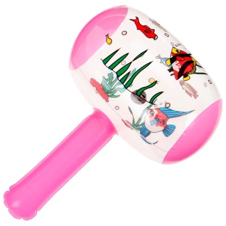 Inflatable toy with sound "hammer", 25 cm-4