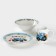 A set of children's dishes from ceramics “Blue Tractor”, 3 objects: 240 ml mug, bowl d = 18 cm, plate d = 19 cm