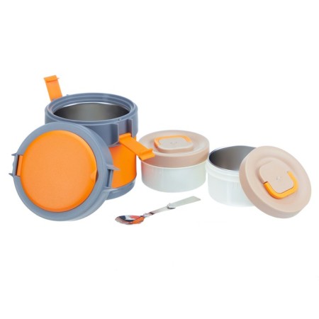 Thermos for meals, 1.5 l, retains heat up to 12 hours, orange-1