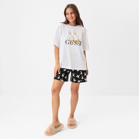 Female pajamas (T-shirt and shorts) KAFTAN GUSSI Rr. 44-46-1