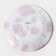 Plate Glass Dessert shade "Red poppies", D = 20 cm