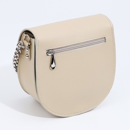 Women's bag Textura, messenger, small size, beige color-2