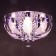 Svetogor chandelier "Grodno" 4x60W E27 LED lighting chrome 40x40cm