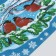 Decorative sticker Room Decor "Bullfinchi on a branch" 29x41 cm