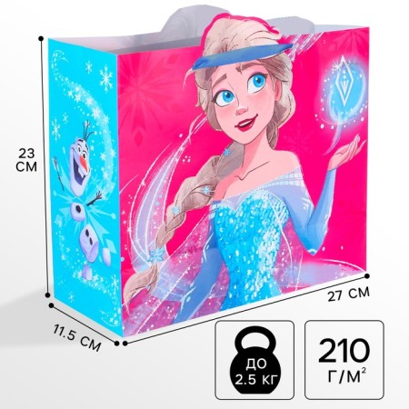 Gift package, 23x27x11.5 cm, packaging, cold heart