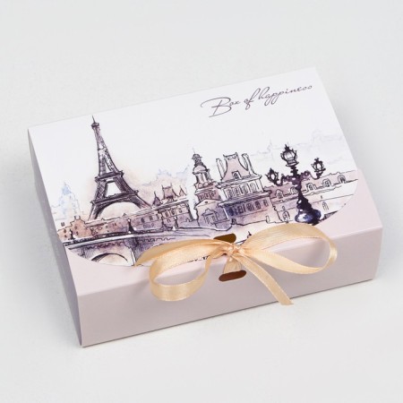 Gift box team without a window "Paris", 16.5 x 11, 5 x 5 cm-4