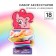 A set of hair accessories, invisibility 8 pcs, elastic bands 10 pcs, "Pink Pie", My Little Pony