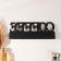 Hooks decorative wood "coffee" black with gold 3x30x12 cm