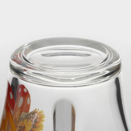 Glass Glass "Flower Chalice", 250 ml, MIX drawing-5