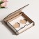 Pionois rings box, 10 x 9.5 x 2cm, white, MDF