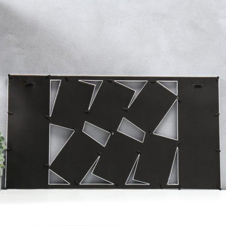 Photo frame plastic in 10 photos 10x15, 13x18 cm "Memories" white 40x73.5 cm-2