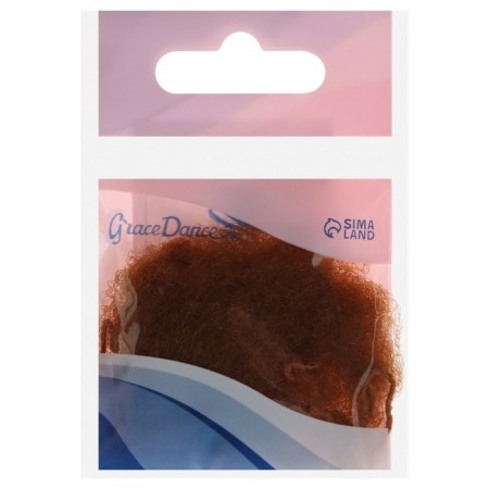 Grace Dance hair grid, cobweb, 30 cm, coffee color-3