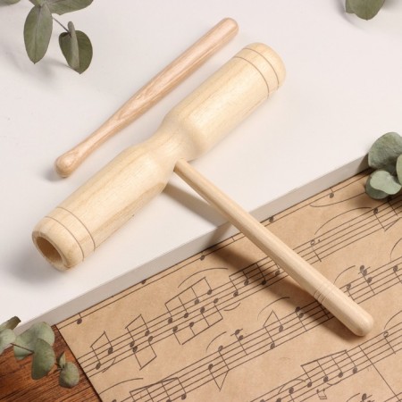 Musical instrument Guiro Music Life is wooden, one -handed-1