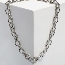Neck “chain” standard with a pattern, color silver l = 45 cm