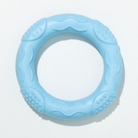 Chewing toy "Wave", TPR, 7 x 1 cm, blue-1