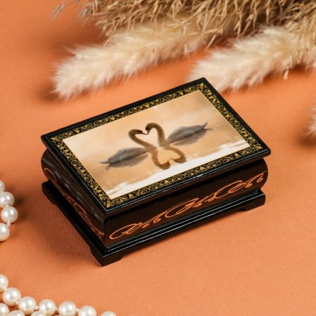 Casket "Love", 6 × 9 cm, lacquer miniature