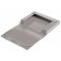 A4, 700 μm elastic band on elastic band, a spine of 40 mm, calligrata, plastic, gray, up to 300 sheets