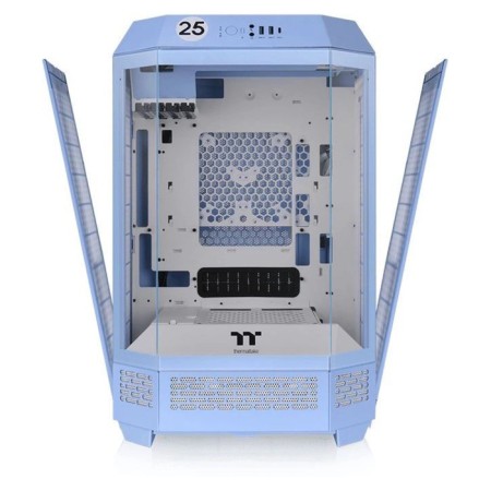 The housing Themaltake The Tower 300 Hydrangea Blue without PSU Miniitx 7x120mm 5x140mm 2xusb3.0 1070400-1
