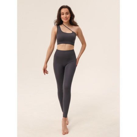 Female top on one shoulder Mirey Top One Shoulder, size 46-48, color graphite-4