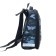 School backpack 38 x 30 x 16 cm, ergonomic back, Stavia "Militari", multicolor/gray