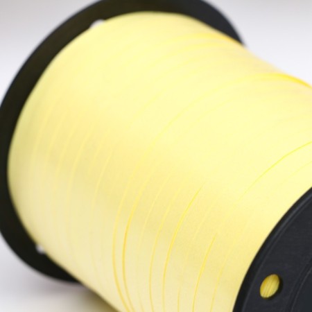 Tape for decor and gifts, lemon, 0.5 cm x 250 m-1