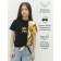 T -shirt Children's Amarobaby Gloss, height 128 cm, black/gold color
