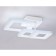 LED ceiling LED Ambrella Acrylica Original FA8877 with a remote control, 62W, LED, white, transparent color