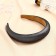 Hair cap "Ivetta" Shine, 3 cm, black
