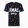 Men's T -shirt KAFTAN "XMAS FAMILY" R.50, black