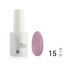 Гель-лак Pashe Nude Collection, №15 камуфлирующий светло-сиреневый, 9 мл
