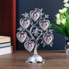 Photo frame plastic in 6 photos 4.5x3 cm 