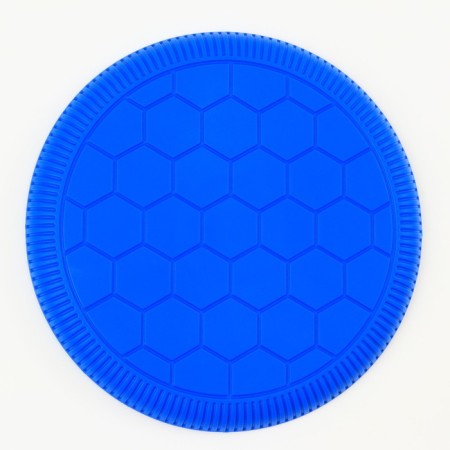 Frisby "Football", thermoplastic rubber, 23 cm, blue-4