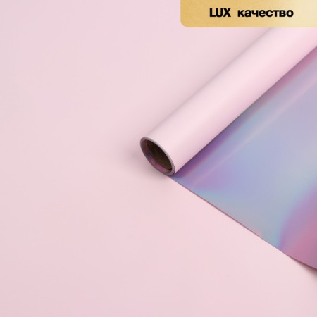 Matte film with iridiscent overflow, pale pink-pink, 0.58 x 5 m-3