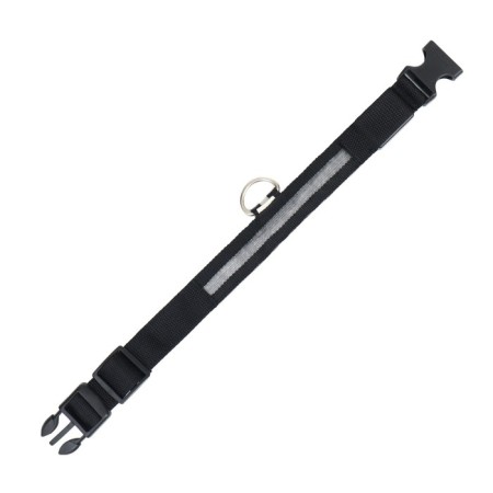 Collar with backlight, charging from USB, size S, Osh 34-41 cm, 3 modes, black-6
