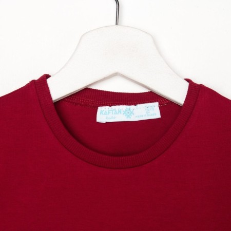 T-shirt KAFTAN "BASIC Line" R.38 (146-152), Bordeaux-5