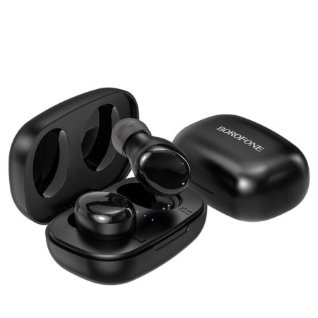 Wireless headphones Borofone BE35, vacuum, TWS, microphone, BT 5.0, 45/280 mAh, black-5