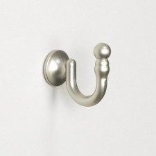 Curtain hook, 2 pcs, matte nickel color