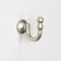 Curtain hook, 2 pcs, matte nickel color