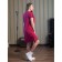 Female dress, size 44, burgundy color