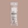 Board with pomp, 150 ml, white/transparent color