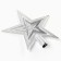 Christmas tree toy New Year's "Star", for the New Year, silver color