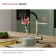 IDDIS ACE kitchen mixer, with filter and flexible pour, color matte gold