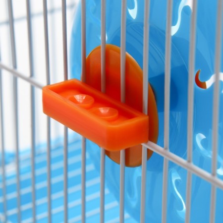 A cell for rodents equipped RT-2Q, 22 x 16 x 20 cm, blue-10