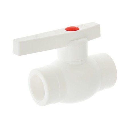 Valfex Optima crane, polypropylene, with a steel core ball, d = 25 mm