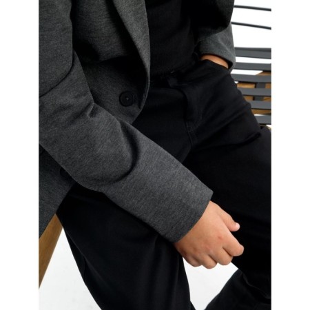 Jacket for a boy, height 140 cm, gray color-8