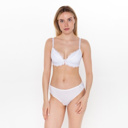 Panties female slips, white color, rr 48-50 (l)
