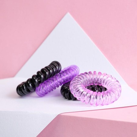 Hair gum springs "Dream", 4 pcs, diam 3.5 cm-2