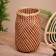 Wicker basket, from bamboo 25x25x55 cm