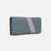 Women's wallet on magnets, green color